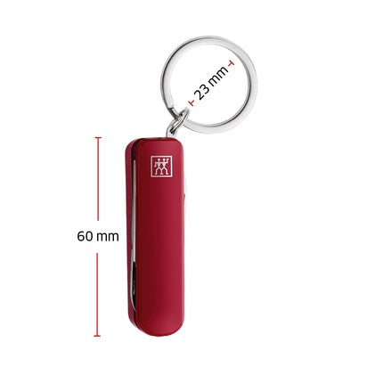 Set manichiură Zwilling Multi-Tool Keychain, roșu, oțel inoxidabil