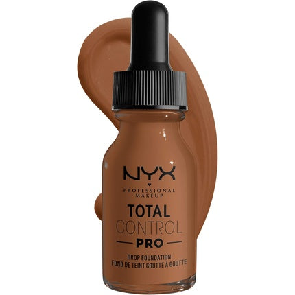 Fundație lichidă NYX Professional Makeup Total Control Pro Drop, Culoare Cappuccino, 13ml