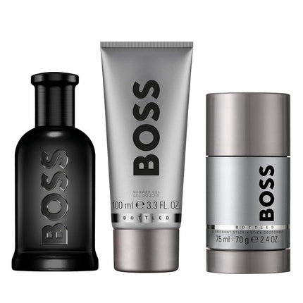 Set Cadou Parfum Hugo Boss Bottled 3 piese (100ml EDT, 100ml Gel duș, 75g Deodorant)