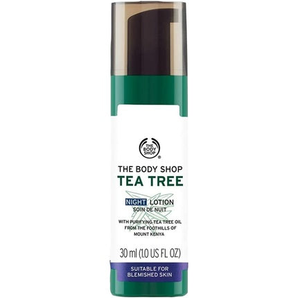 Loțiune de noapte, The Body Shop, Tea Tree, 30 ml