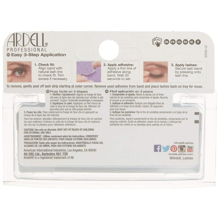 Ardell Soft Touch Eye Lashes 150 Black, False Eyelashes, negru