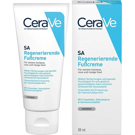 Crema pentru picioare, CeraVe, Renovating, fara parfum, 88ml