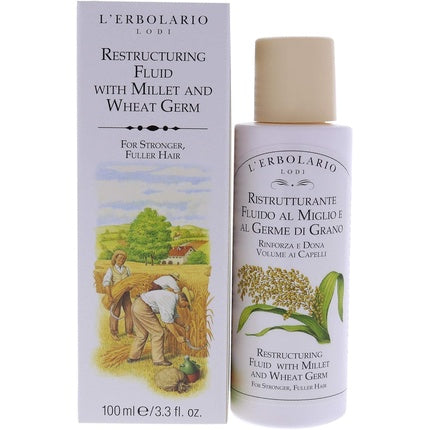 Ser de păr L'Erbolario, Fluid Restructuring cu mei și germeni de grâu, 100ml