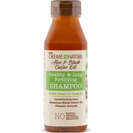 Șampon Creme Of Nature Aloe și Ulei de Ricin Negru, 355ml