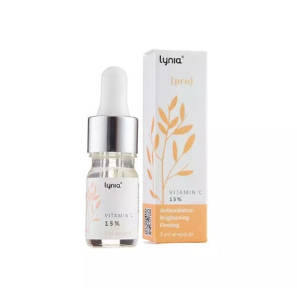 Serum cu Vitamina C, Lynia Pro, concentrat 15%, sticlă cu picurator