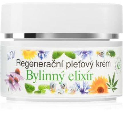 Crema facială regenerantă Bione Cosmetics Herbal Elixir, 51 ml