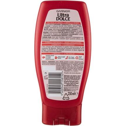 Balsam păr Garnier, Ultra Dolce, ulei argan și merișor, 250ml