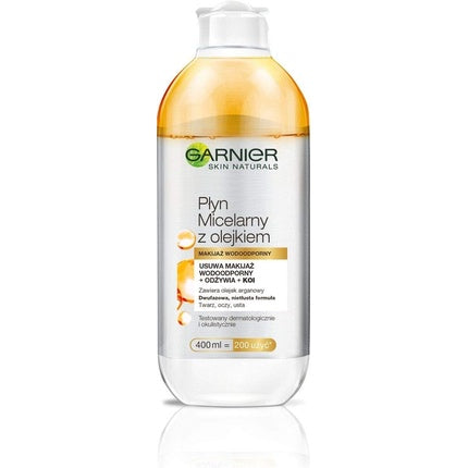 Loțiune micelară, Garnier, Skin Naturals cu ulei, 400ml