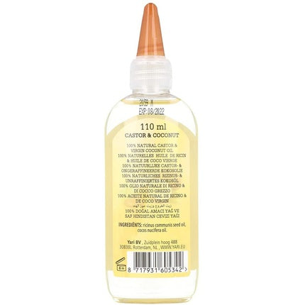 Ulei Natural Yari din Ricin și Cocos Virgin, 110 ml
