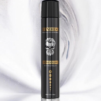 Bandido Hair Styling Spray Extra Volume Strong Hold 8 Level Extremely Black 400ml