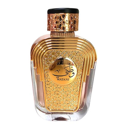 Eau De Parfum Al Wataniah Watani 100ml - Sticlă aurie cu capac negru