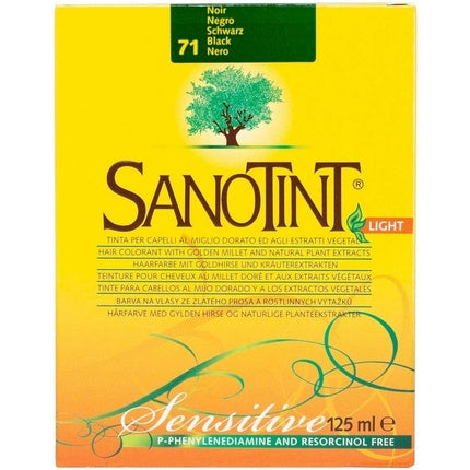 Vopsea de păr, Sanotint, Light Sensitive, negru