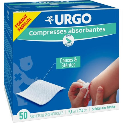 Comprese sterile Urgo, non-tessute, hipoalergenice, fără latex