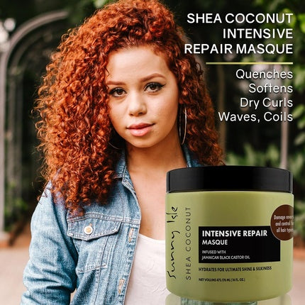 Masca de păr Sunny Isle Shea Coconut Intensive Repair Masque 16oz