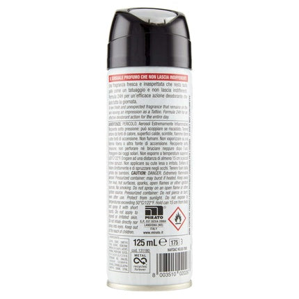 Intesa Sex & Unisex Deodorant, 125ml, negru