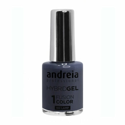 Vopsea Unghii Andreia Hybrid Fusion H81, 10.5ml, Culoare albastru închis