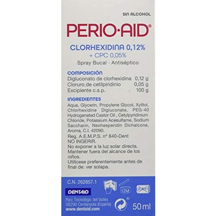 Apa de gura, Perio, Clorhexidina 0.12%, spray