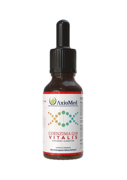 AxioMed Coenzima Q10 Vitalis – supliment alimentar sub forma de picaturi cu coenzima Q10 – 50 ml