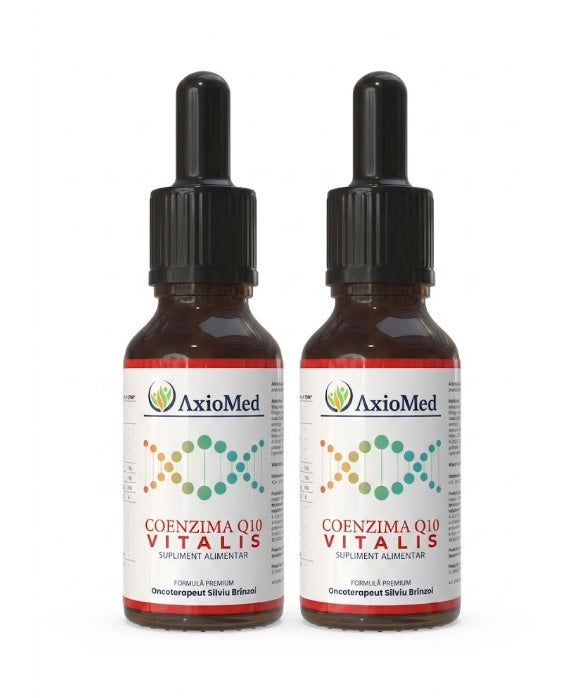 AxioMed Coenzima Q10 Vitalis – supliment alimentar sub forma de picaturi cu coenzima Q10 – 100 ml