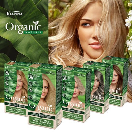Cremă colorantă păr, Joanna, Naturia Organic Care, 13 nuanțe