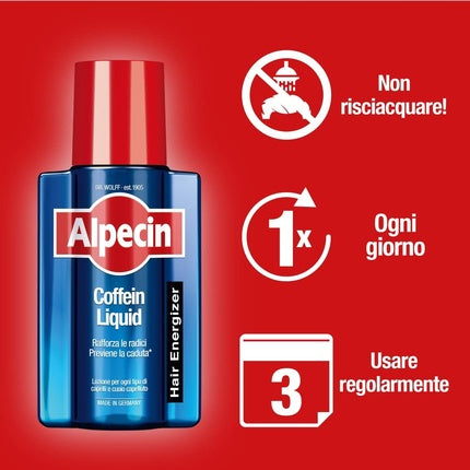 Tonic Păr Dr. Kurt Wolff Alpecin, Albastru, 179g