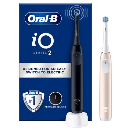 Periuță Electrică Oral-B iO Series 2 Duo, Night Black & Calm Pink