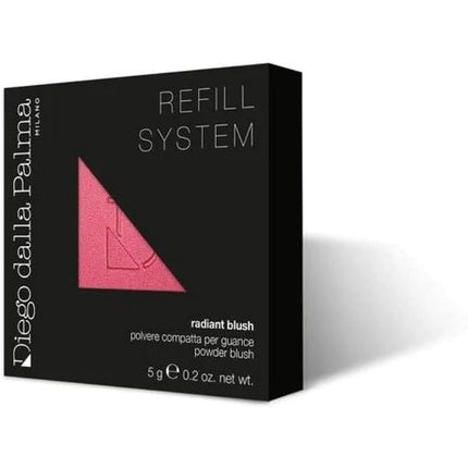 Blush compact Diego Dalla Palma, refill, roz perlat intens