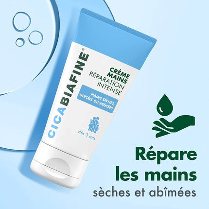 Cicabiafine Intense Repair Hands Cream, 75ml, cremă pentru mâini cu Panthenol și Glicerină