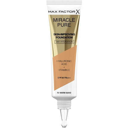 Fond de ten, Max Factor, Miracle Pure, Warm Sand 70, 30ml
