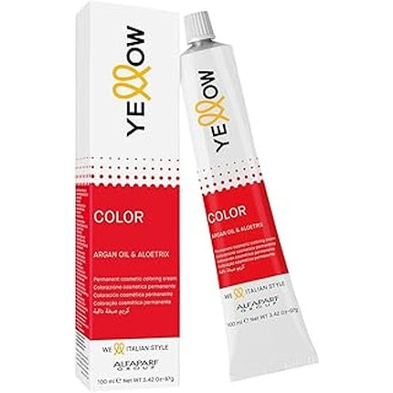 Vopsea de păr permanentă, Alfaparf Milano, Yellow Professional Color, nuanța 2.0 Natural Dark Brown, 100 ml
