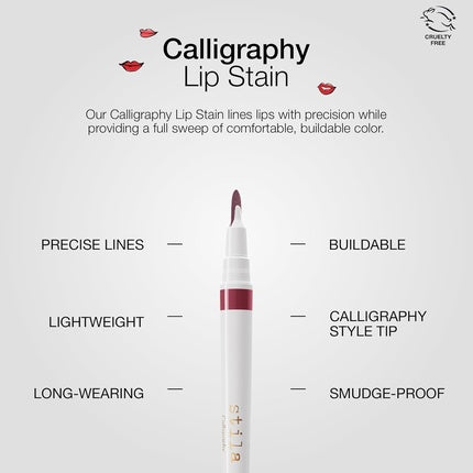 Creion de buze Stila Calligraphy, lip stain, roșu