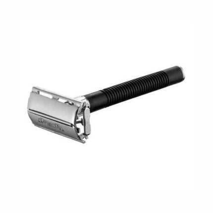 Rasor de bărbierit Eurostil Complete Razor Blade, metal cromat, negru, manual