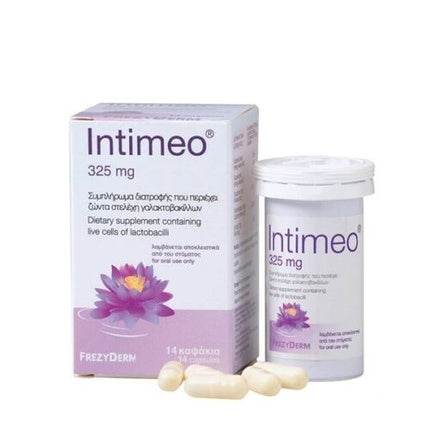 Supliment alimentar pentru sănătatea intimă, Frezyderm, Intimeo 325mg, 14 capsule, culoare mov