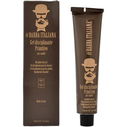 Gel disciplinant pentru păr, Barba Italiana, Primitivo, 120ml, maro