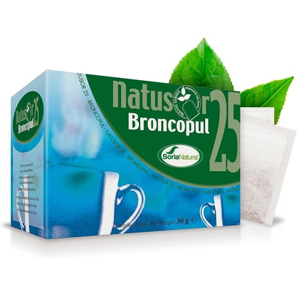 Ceai, Soria Natural, NATUSOR 25 BRONCOPUL, 20 plicuri