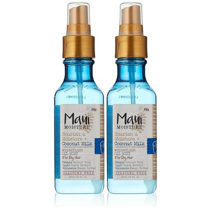 Maui Moisture Oil Mist Coconut Milk, ambalaj de 2 bucăți