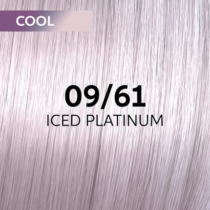 Vopsea păr, Wella, Shinefinity Iced Platinum 09/61, blond