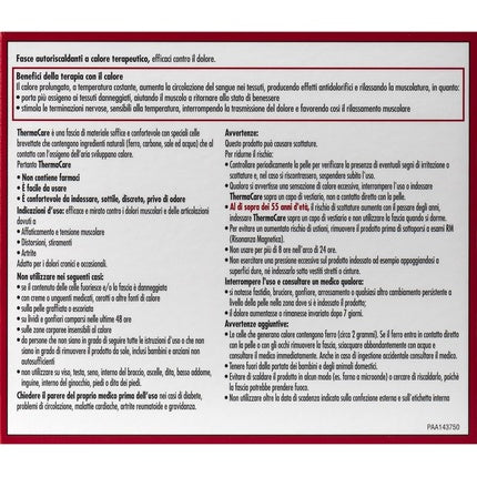 Bandă încălzire, Thermacare, Fasce, 3 bucăți