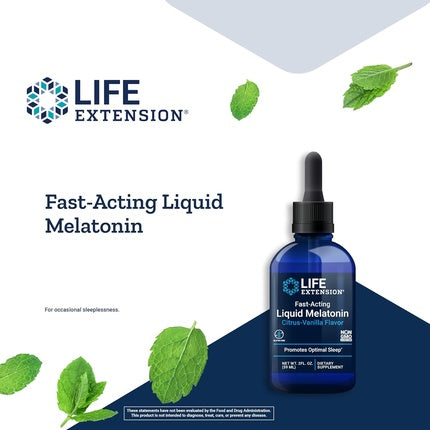 Supliment, Life Extension, Melatonina lichidă, aromă citrice-vanilie