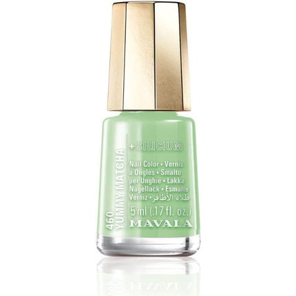 Vernis pentru unghii Mavala Yummy Matcha 460, culoare verde mentă, 5ml