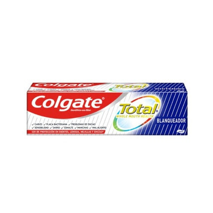 Pastă de dinți Colgate Total Whitening, Albire și Protecție Integrale, 75ml, Ambalaj Albastru
