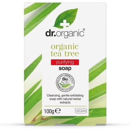 Săpun solid, Dr Organic, Tea Tree, 100g