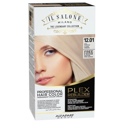 Vopsea de Păr Il Salone Milano Plex Rebuilder 12.01 Iced Platinum - Kit Profesional