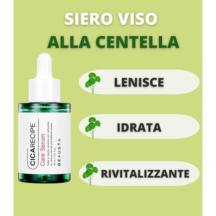 Serum hidratant, Beausta, Cicarecipe, 30ml, verde