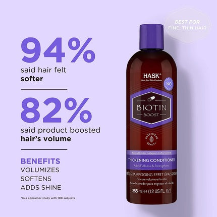 Balsam, Hask, Biotin Boost, 355ml