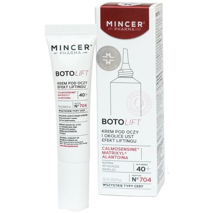 Crema de contur pentru ochi și buze Mincer Pharma Boto Lift N704, 15ml