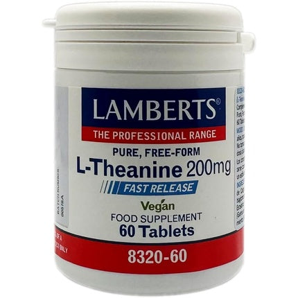 Supliment alimentar, Lamberts L-Theanine, 200mg, 60 comprimate