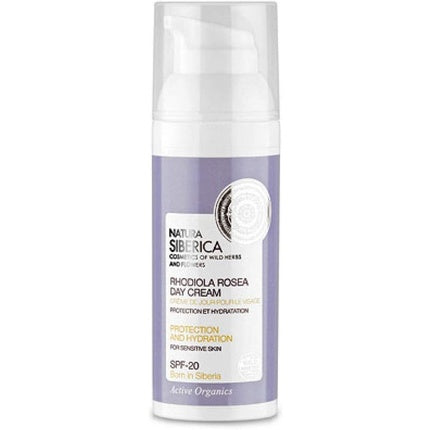 Cremă de zi, Natura Siberica, Rhodiola Rosea, protecție SPF20, 50ml