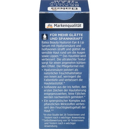 Serum, Balea, Hyaluron, 15ml, albastru