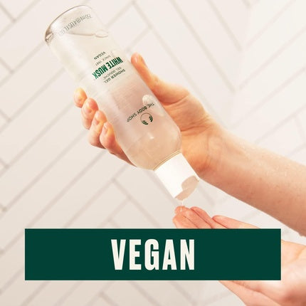 Gel de duș The Body Shop White Musk Sumptuous Silk 250ml vegan
